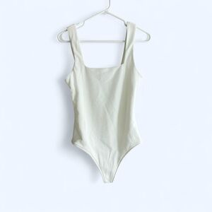 Show Me Your MuMu Cream One-Piece Bodysuit